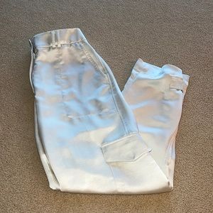 Silk Cargo Pants